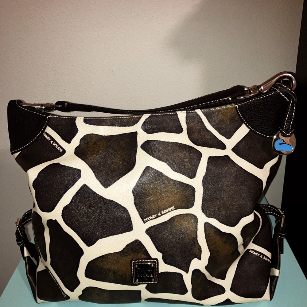 Dooney & Bourke Giraffe Print Hobo Tote